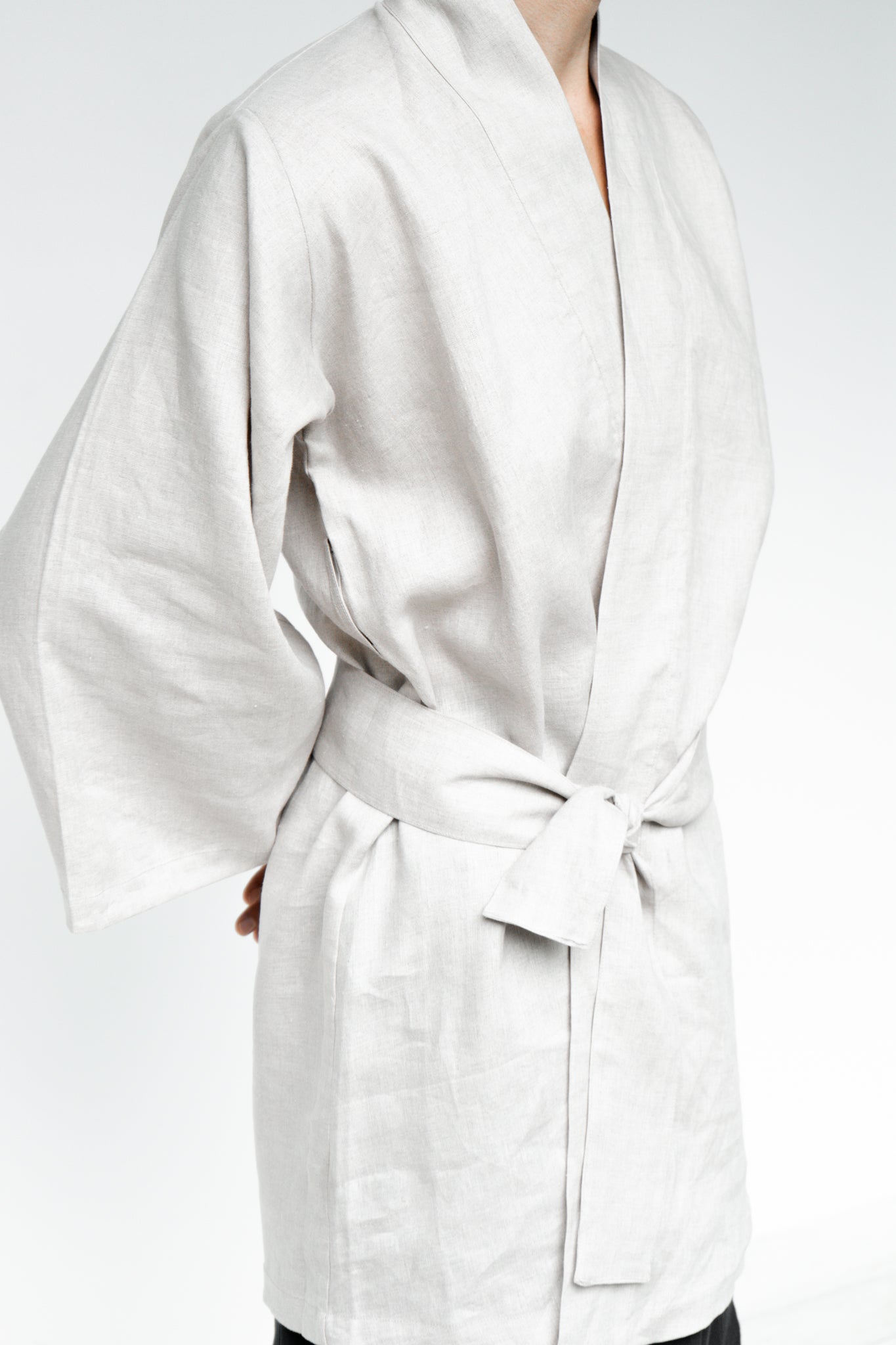Dao Kimono - Linen - Natural Stone