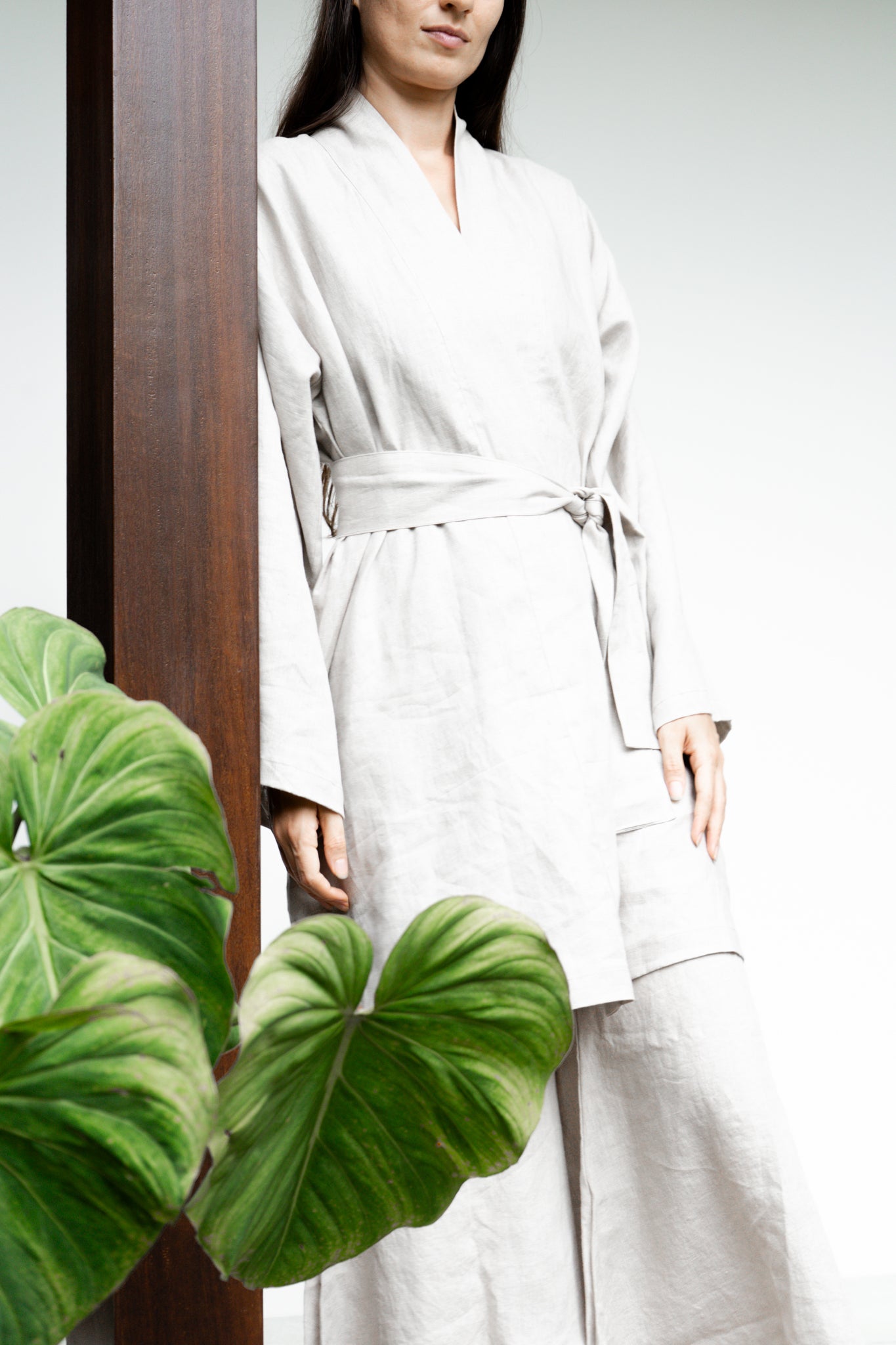 Dao Kimono - Linen - Natural Stone