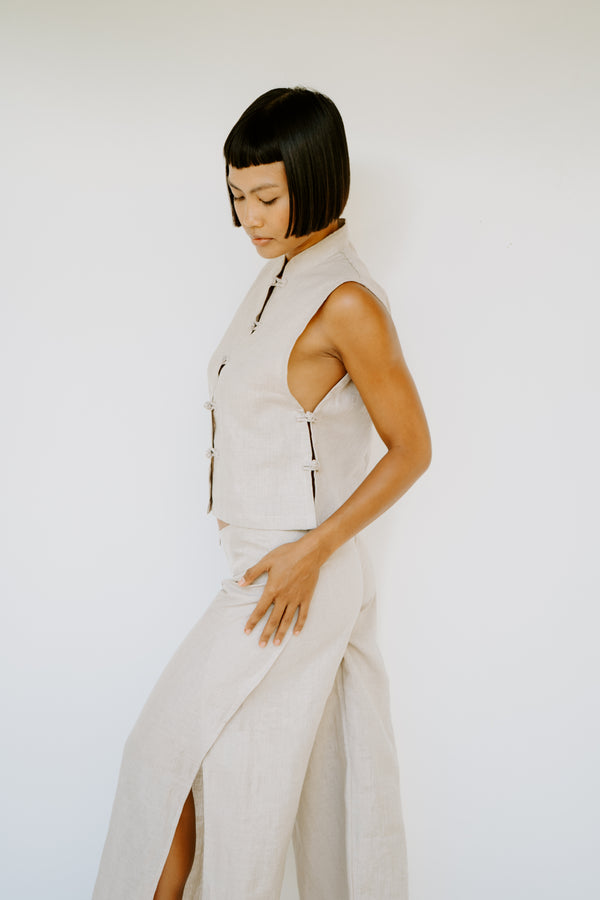 Yori Pant – Linen – Natural Linen
