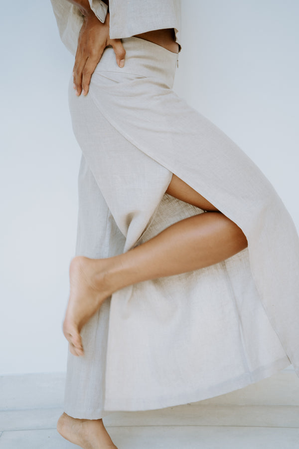 Yori Pant – Linen – Natural Linen