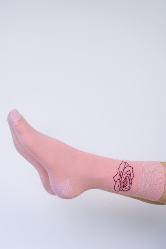 Rose Sock - Desert Blush - Cotton