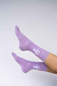 Ankh Sock - Lotus Mist - Cotton Tiyara