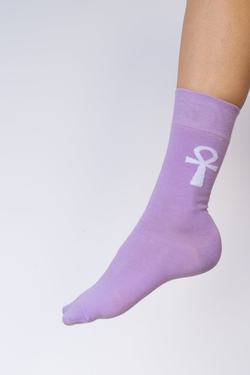 Ankh Sock - Lotus Mist - Cotton Tiyara