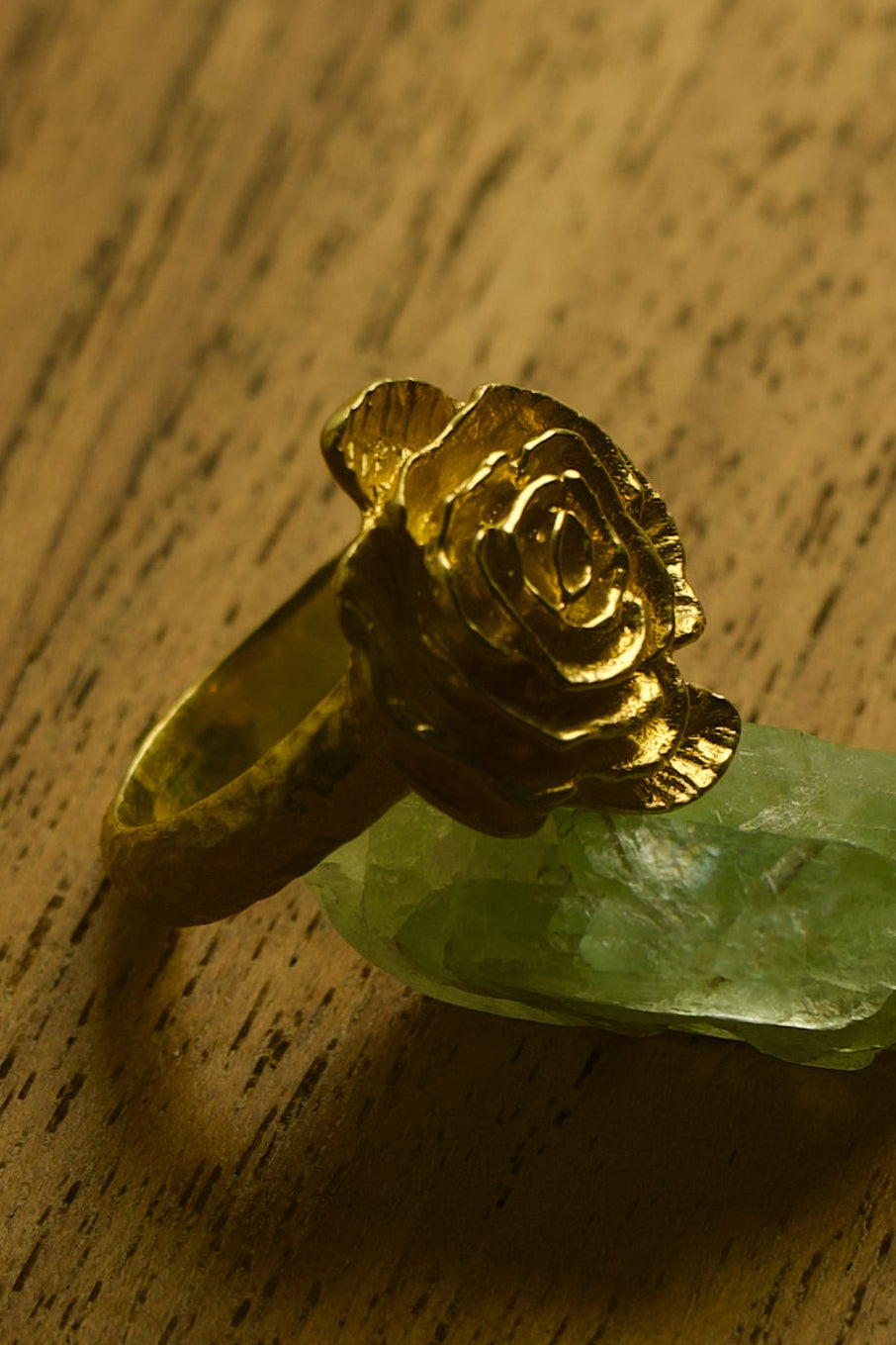 Rose of Magdalena Ring - 18K Gold Plated Sterling Silver