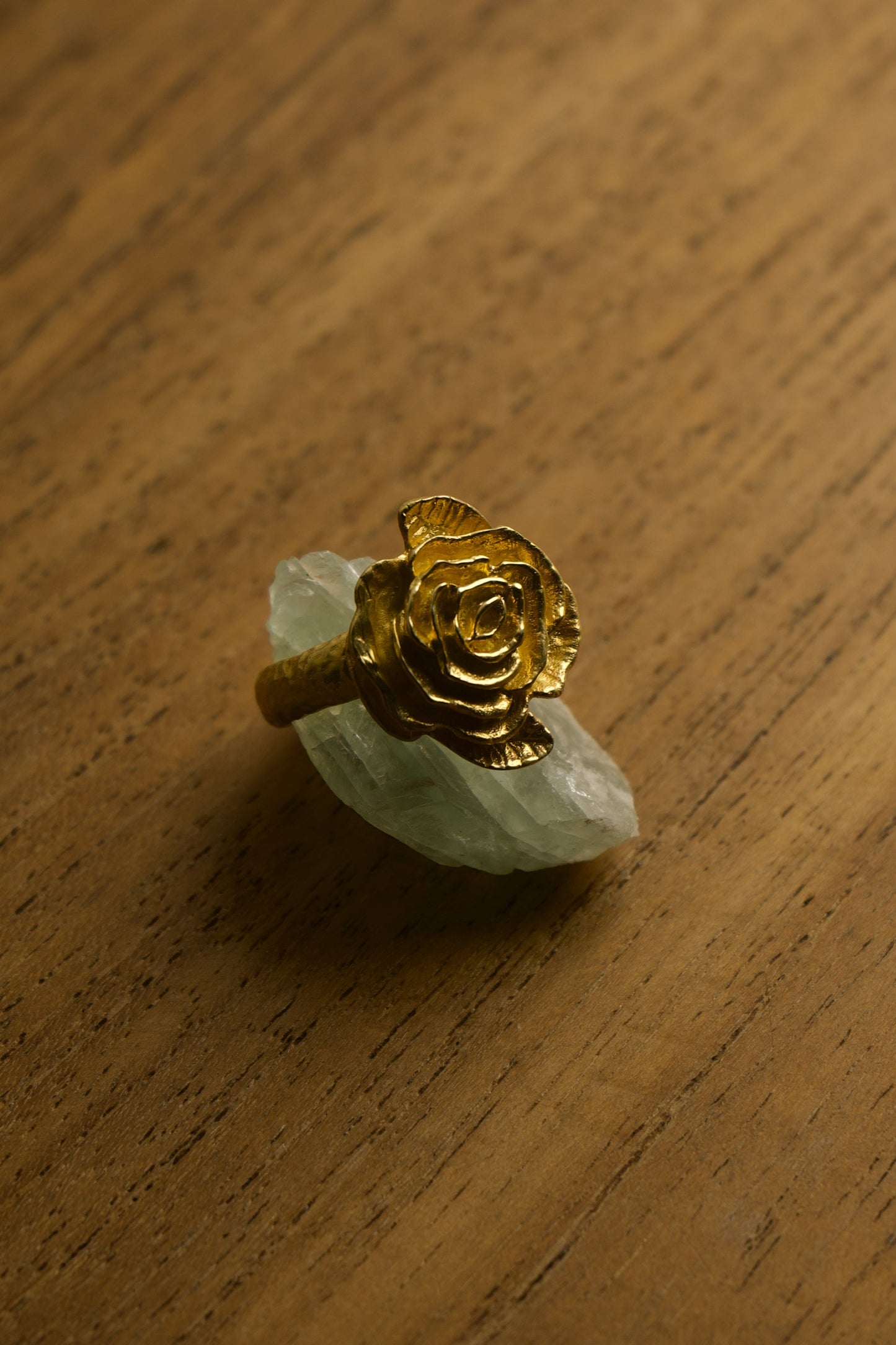 Rose of Magdalena Ring - 18K Gold Plated Sterling Silver