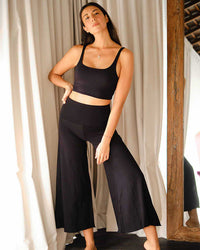 Sia Top - Bamboo - Black Onyx Tiyara Soul Wear