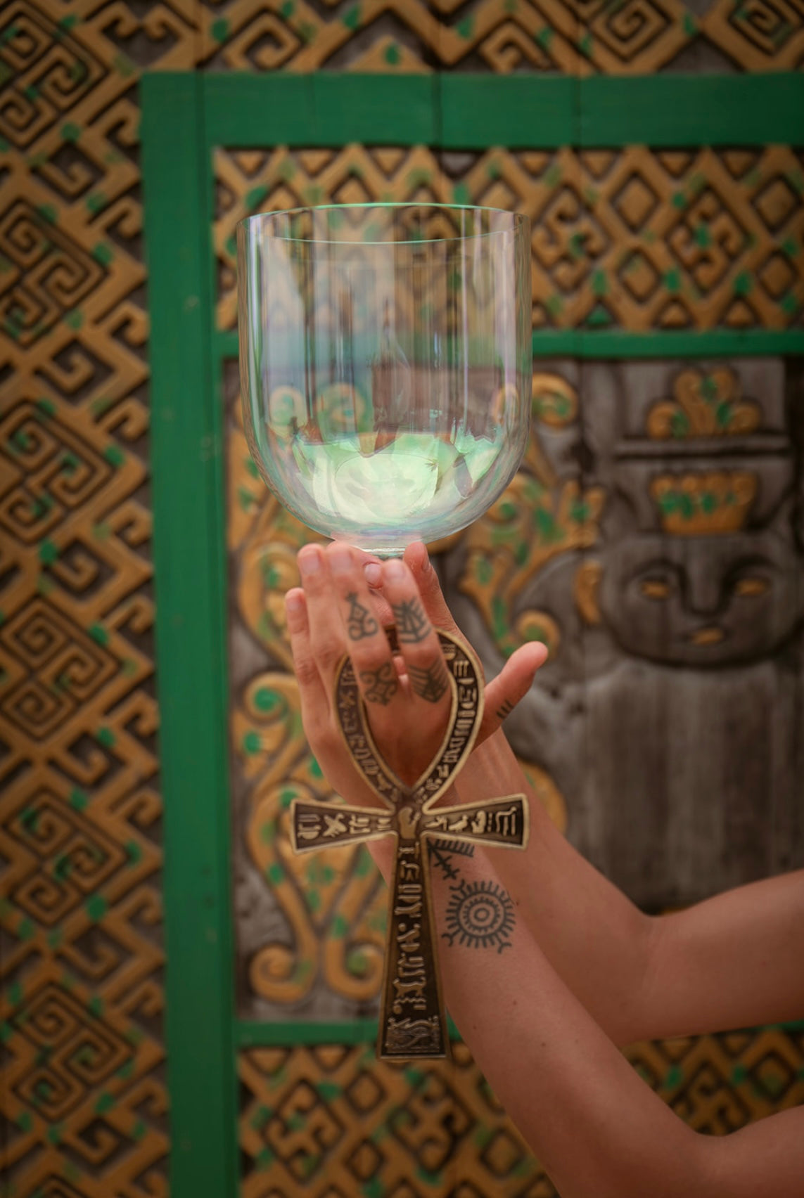 Sacred Ankh — Brass