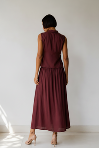 Lin Skirt in Autumn Plum