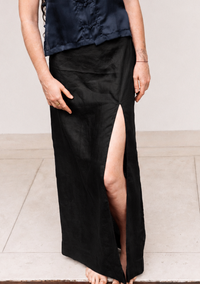 Makoto Skirt in Black Onyx