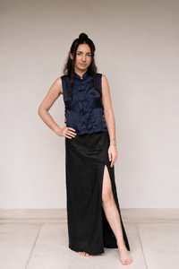 Makoto Skirt in Black Onyx