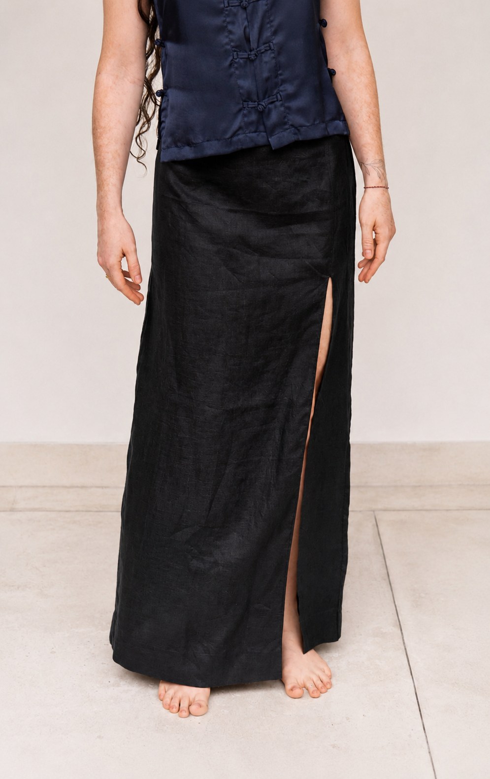 Makoto Skirt in Black Onyx