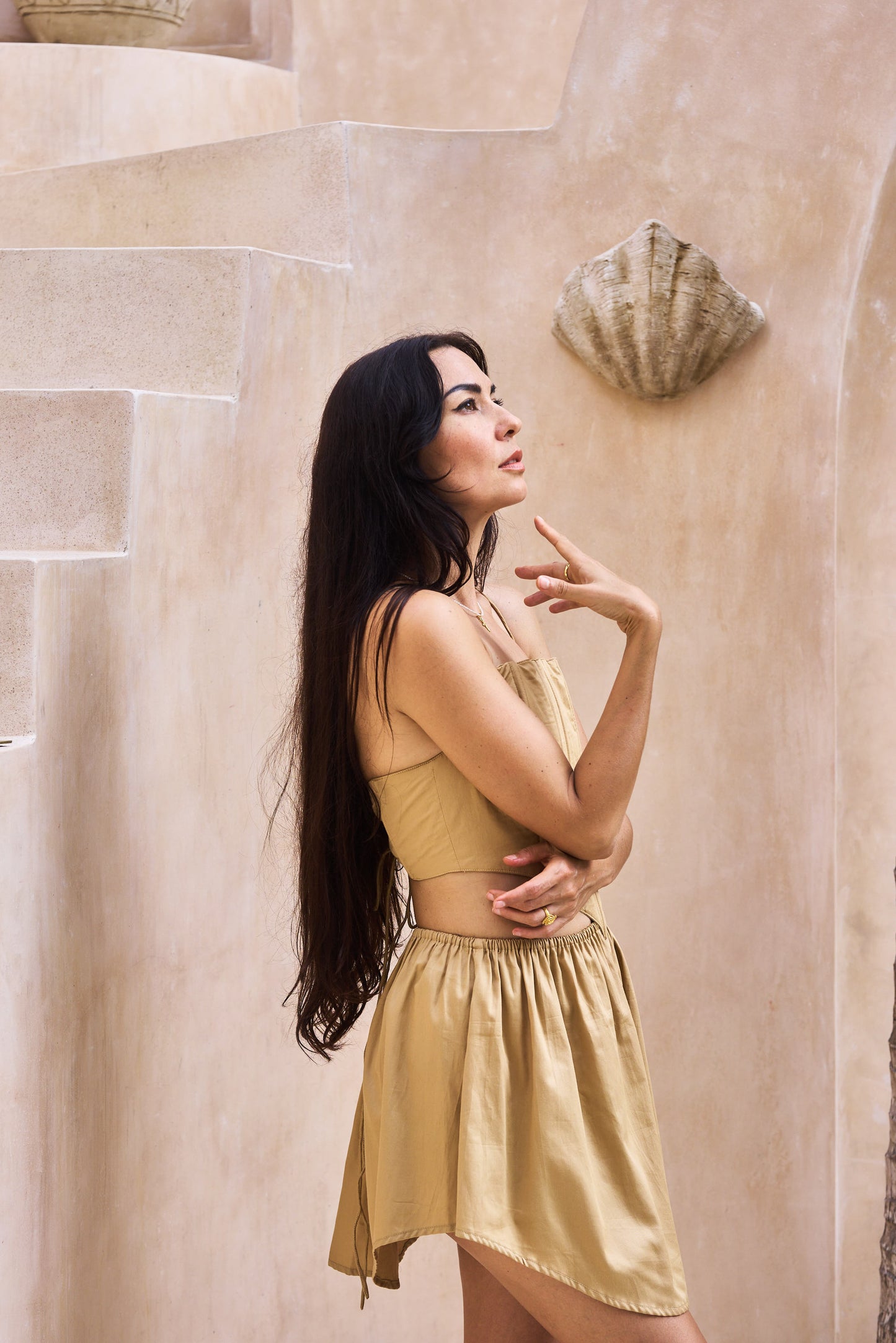 Sahara Skirt - Cotton - Temple Gold