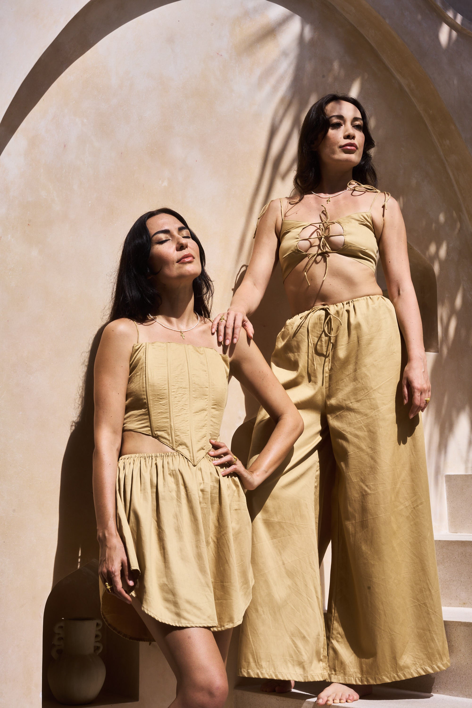 Sahara Skirt - Cotton - Temple Gold
