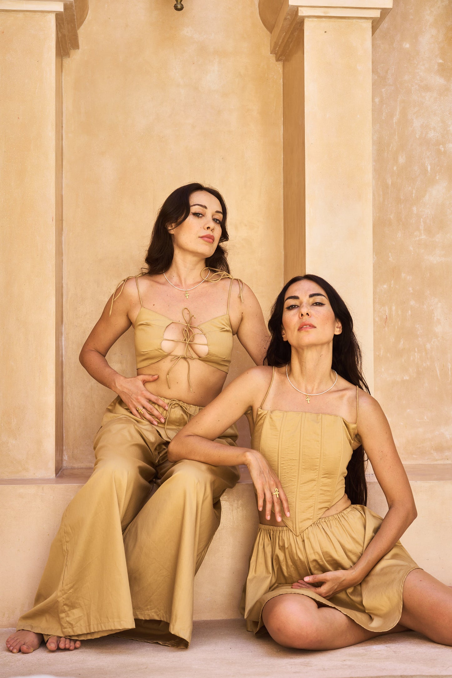 NaRa Pant - Cotton - Temple Gold