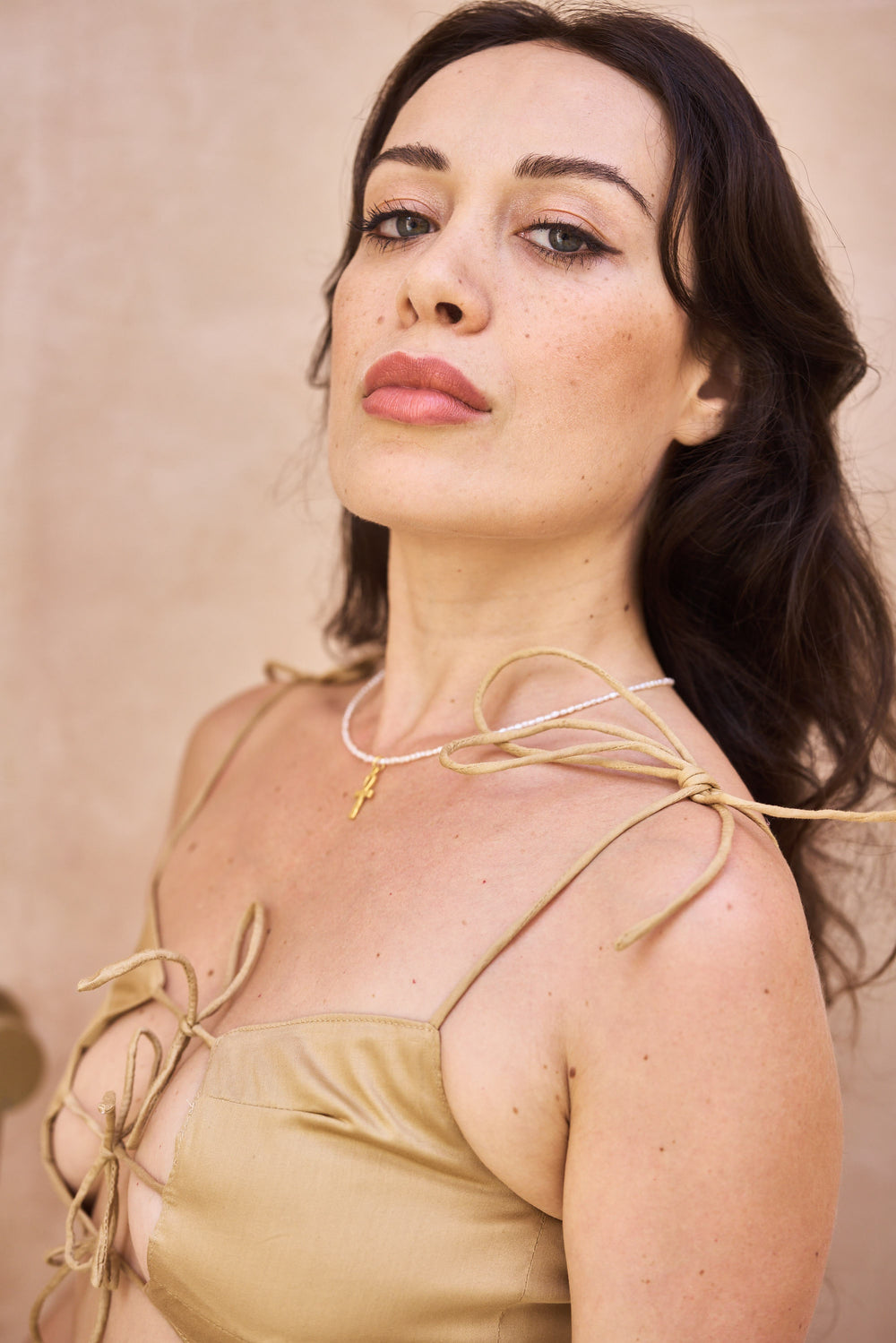 YaRa Top, Cotton, Temple Gold, view 6