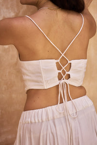 SaRa Corset, Bamboo, Lotus White, view 6