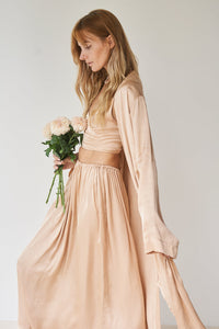 Lotus Top - Silk Viscose - Soft Peony Tiyara Soul Wear