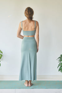 Kaili Skirt - Plant Viscose - Sage Tiyara Soul Wear
