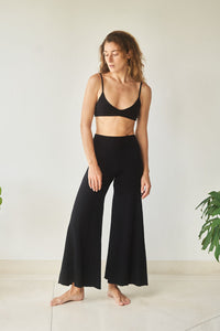 Sia Pant - Bamboo - Black Onyx Tiyara Soul Wear