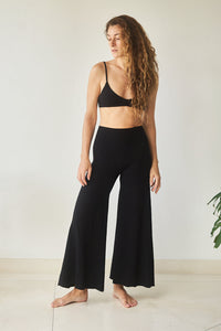 Sia Pant - Bamboo - Black Onyx Tiyara Soul Wear