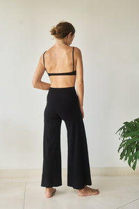 Sia Pant - Bamboo - Black Onyx Tiyara Soul Wear
