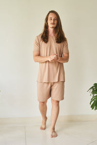 Kai Short - Plant Viscose - Tan Tiyara Soul Wear