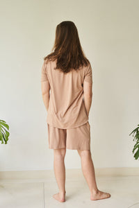 Kai Shirt - Plant Viscose - Tan Tiyara Soul Wear