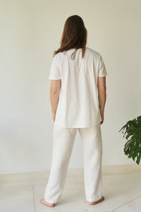 Shen Pant - Hemp - Pearl White Tiyara Soul Wear