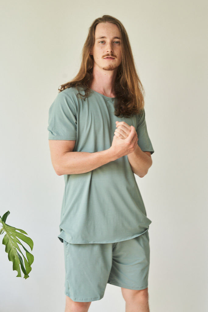 Kai Short - Plant Viscose - Sage Tiyara Soul Wear