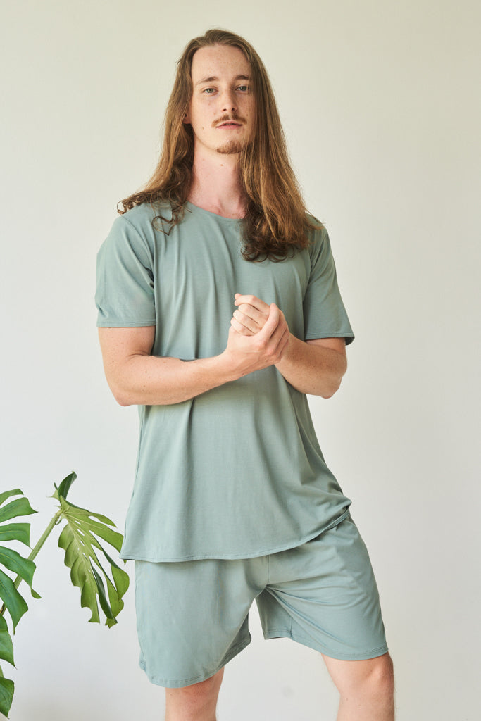 Kai Short - Plant Viscose - Sage Tiyara Soul Wear