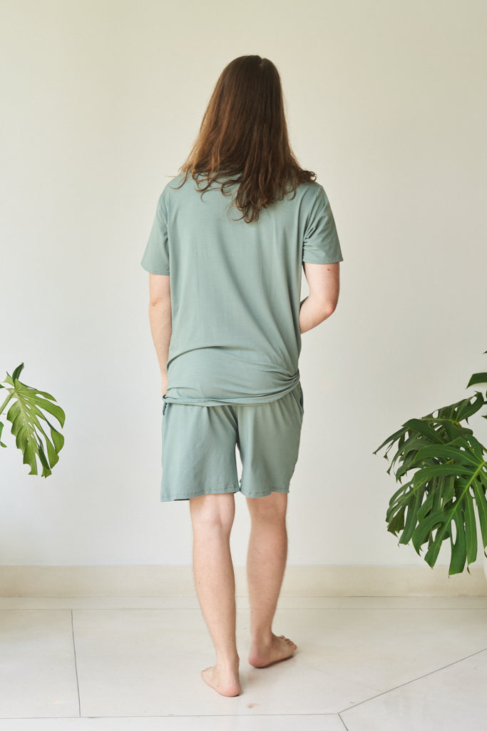 Kai Short - Plant Viscose - Sage Tiyara Soul Wear