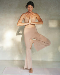 Wulan Pant - Plant Viscose - Tan Tiyara Soul Wear
