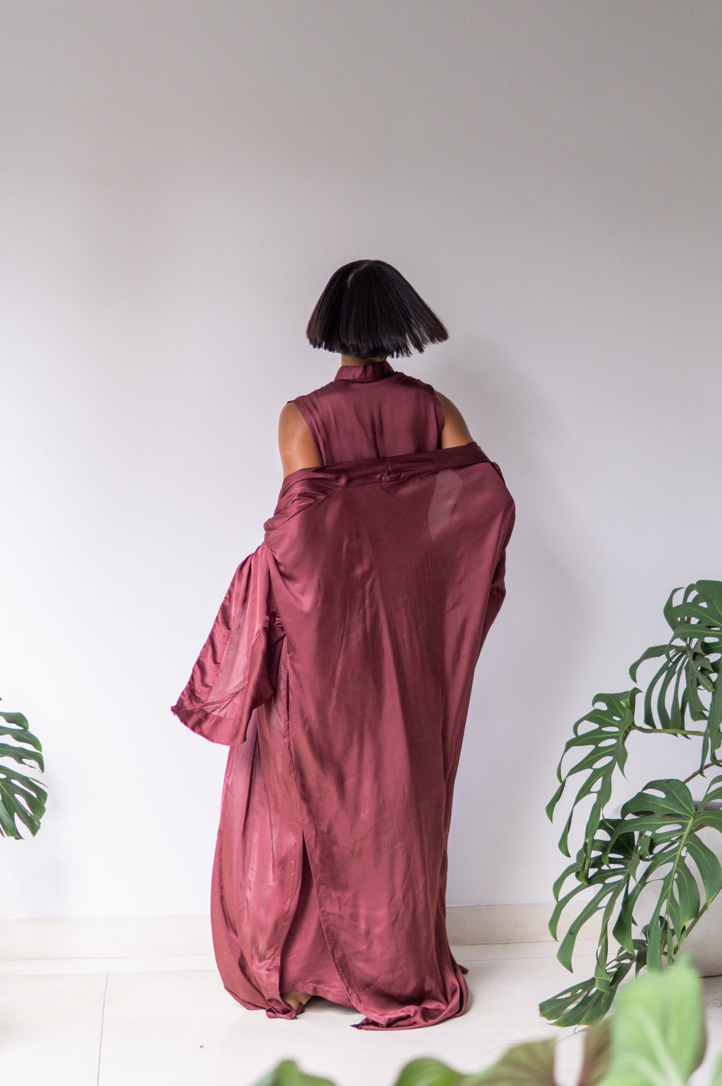 Aset Kimono – Lyocell Silk – Autumn Plum