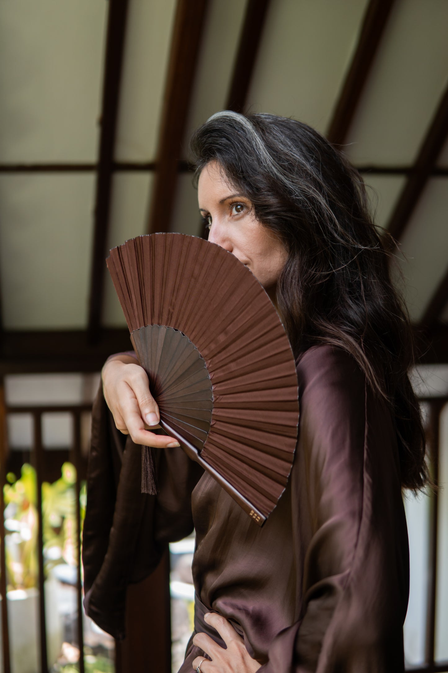 Aset Kimono – Linen Hemp – Dark Chocolate