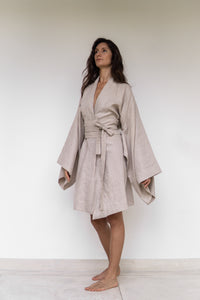 Obi Belt, Linen, Natural Linen, view 5