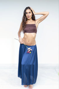 Lin Skirt in Midnight Blue